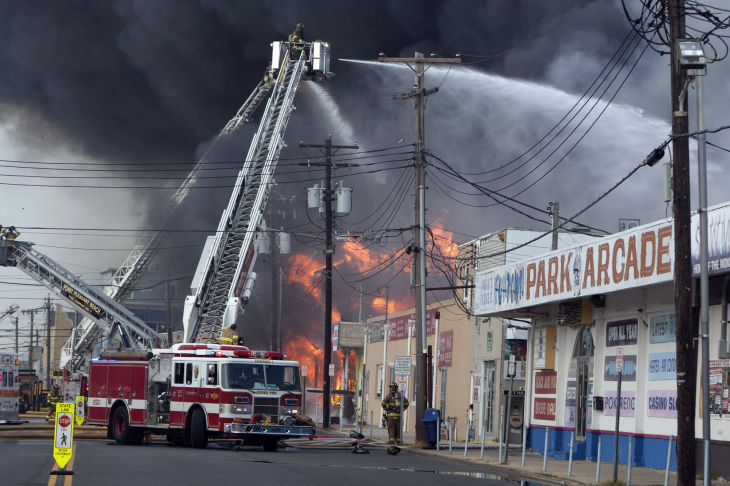 Boardwalk fire